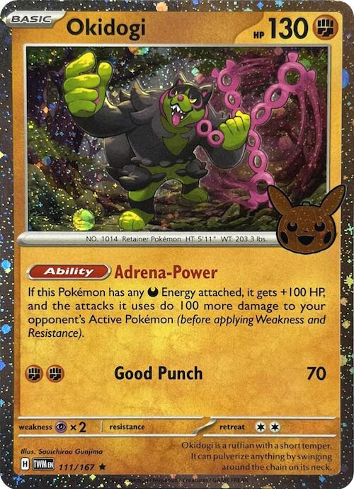 Okidogi 111 - Pokemon Trick or Trade 2024 kart görseli