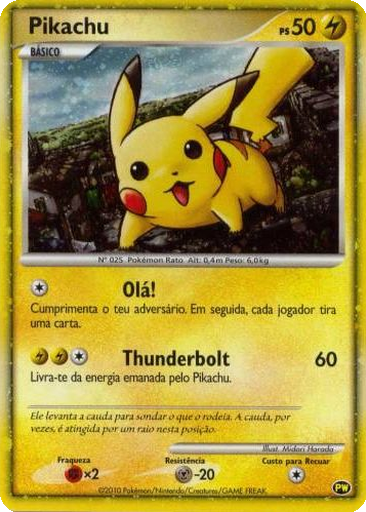 Pikachu kart görseli