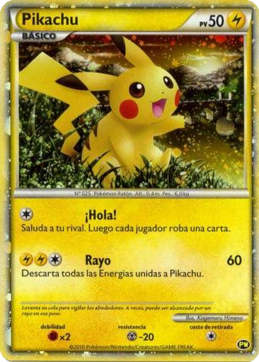 Pikachu kart görseli