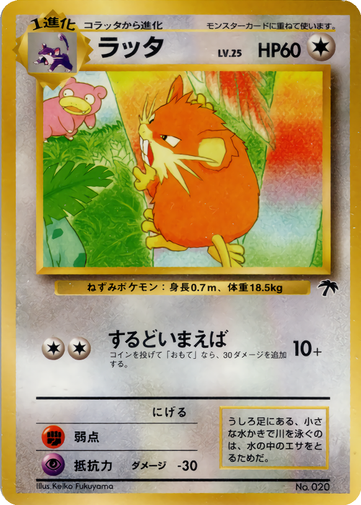 Raticate 6 - Southern Islands: Rainbow Island kart görseli