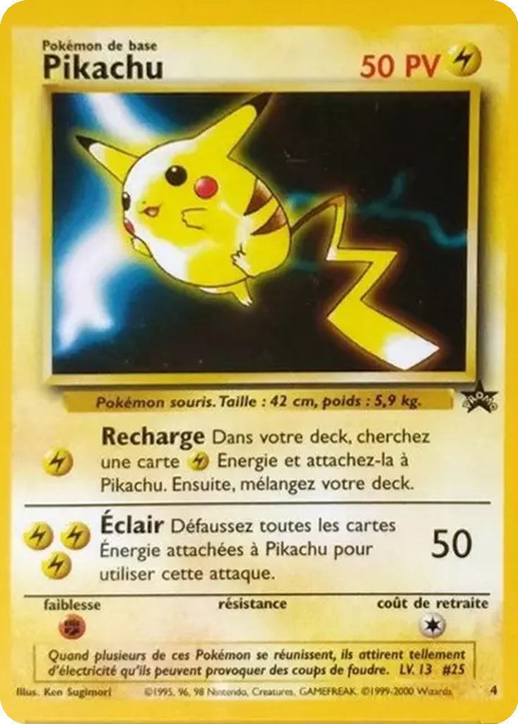 Pikachu 127 - Unnumbered Promos kart görseli