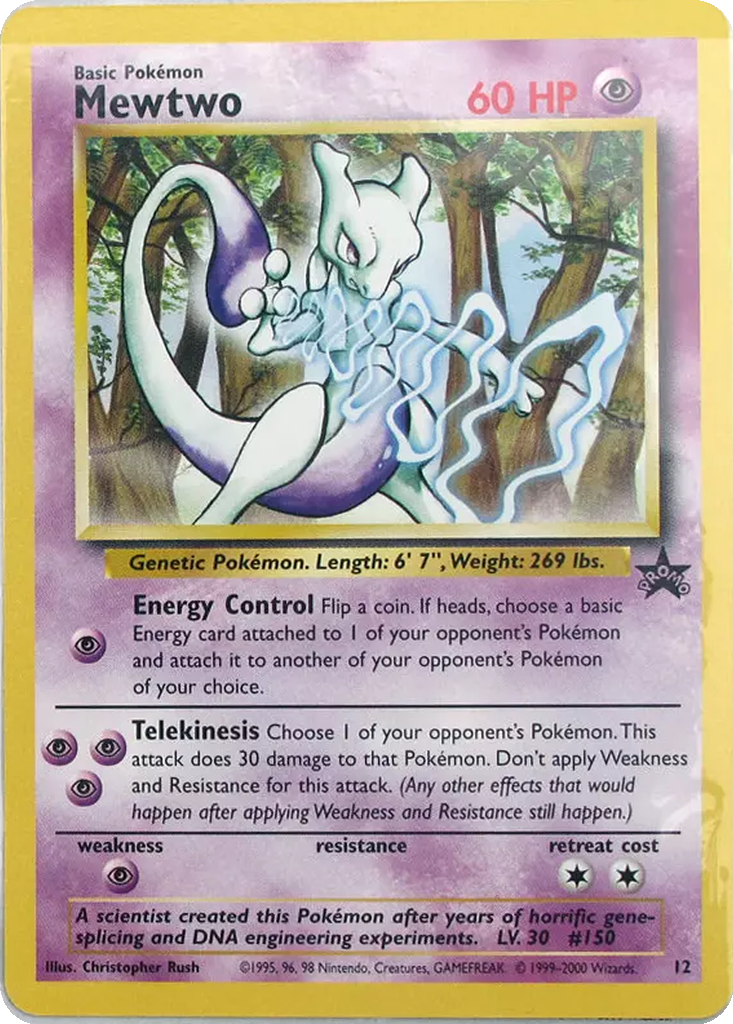 Mewtwo 156 - Unnumbered Promos kart görseli