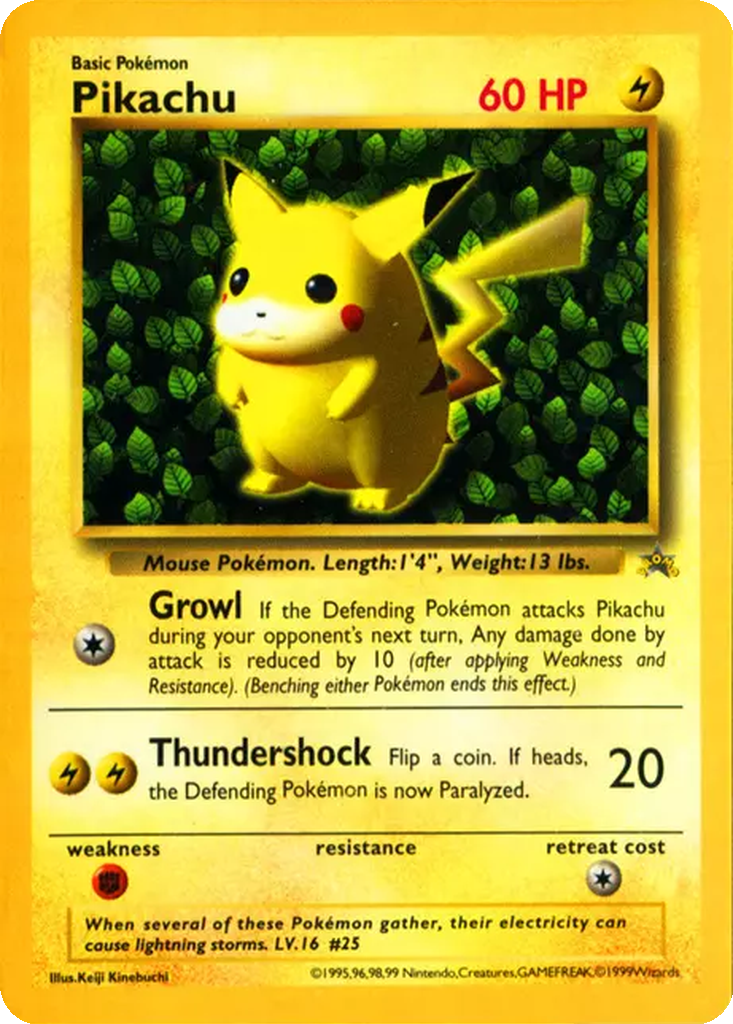 Pikachu 69 - Unnumbered Promos kart görseli