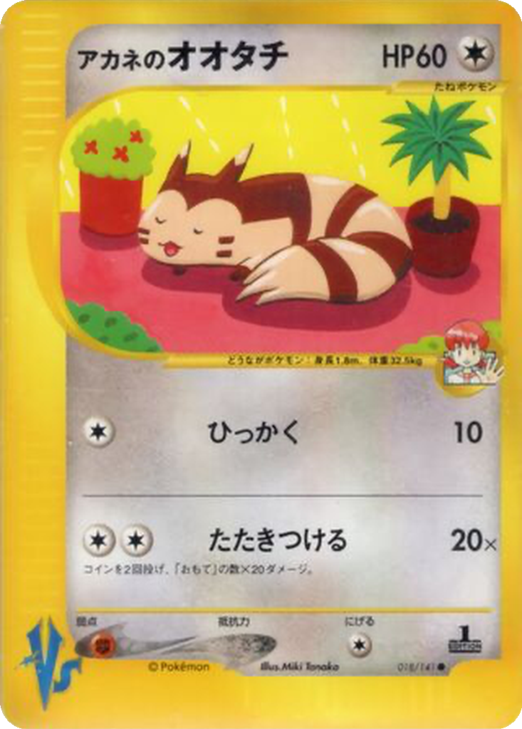 Whitney's Furret 18 - Pokémon VS kart görseli