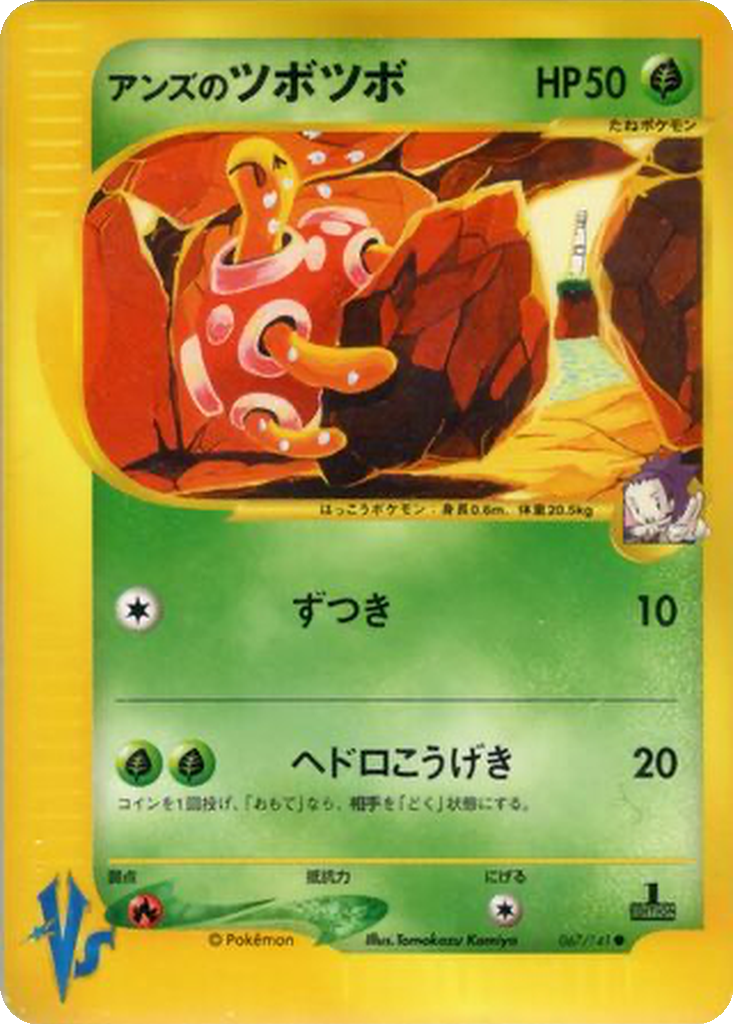 Janine's Shuckle 67 - Pokémon VS kart görseli