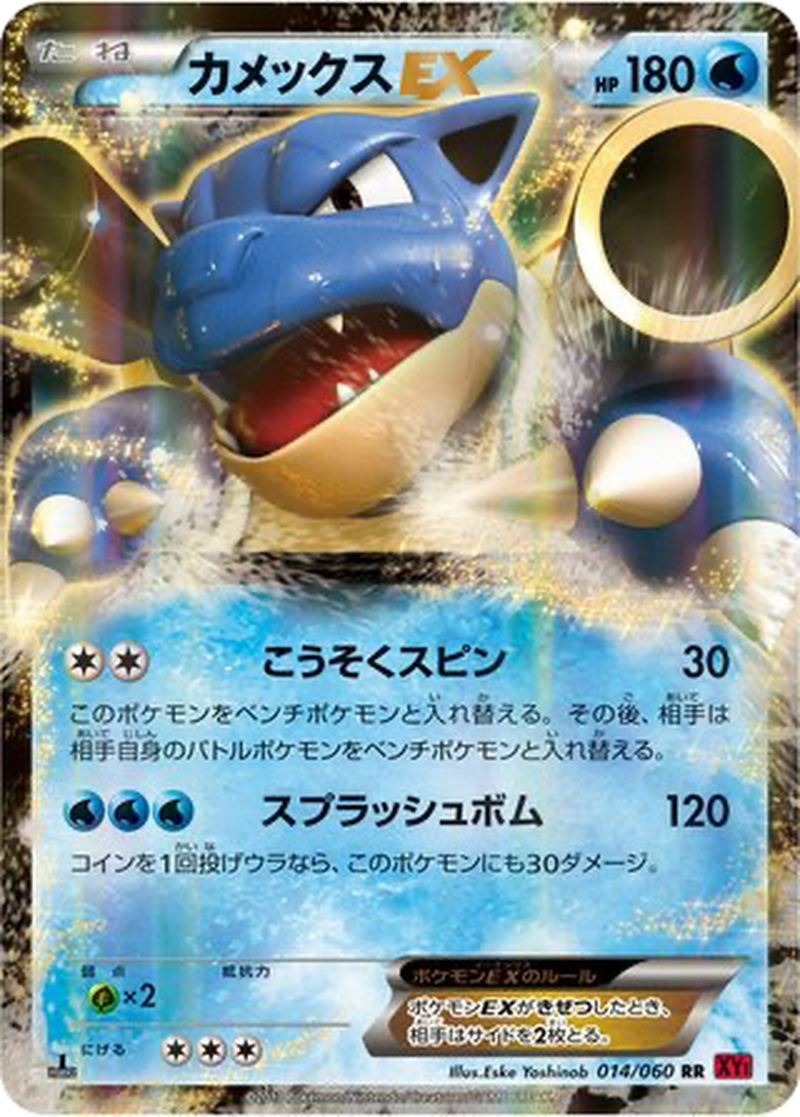 Blastoise EX 14 - Collection Y kart görseli