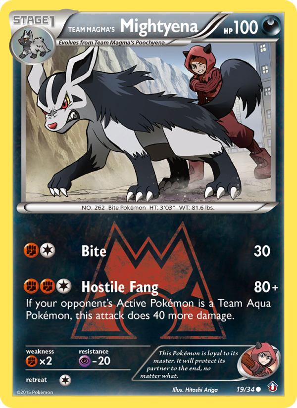 Team Magma's Mightyena
