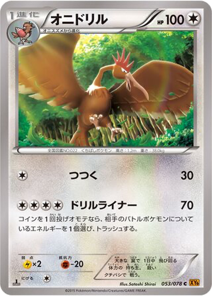 Fearow 53 - Emerald Break kart görseli