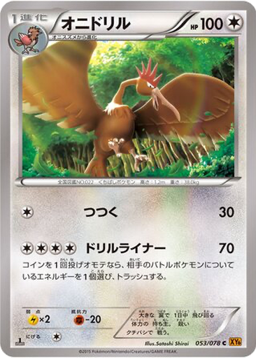 Fearow 53 - Emerald Break kart gorseli