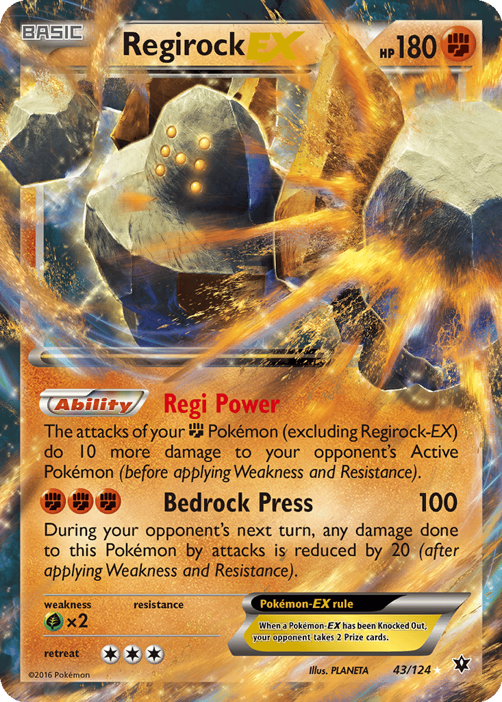 Regirock EX 43 - Fates Collide kart gorseli