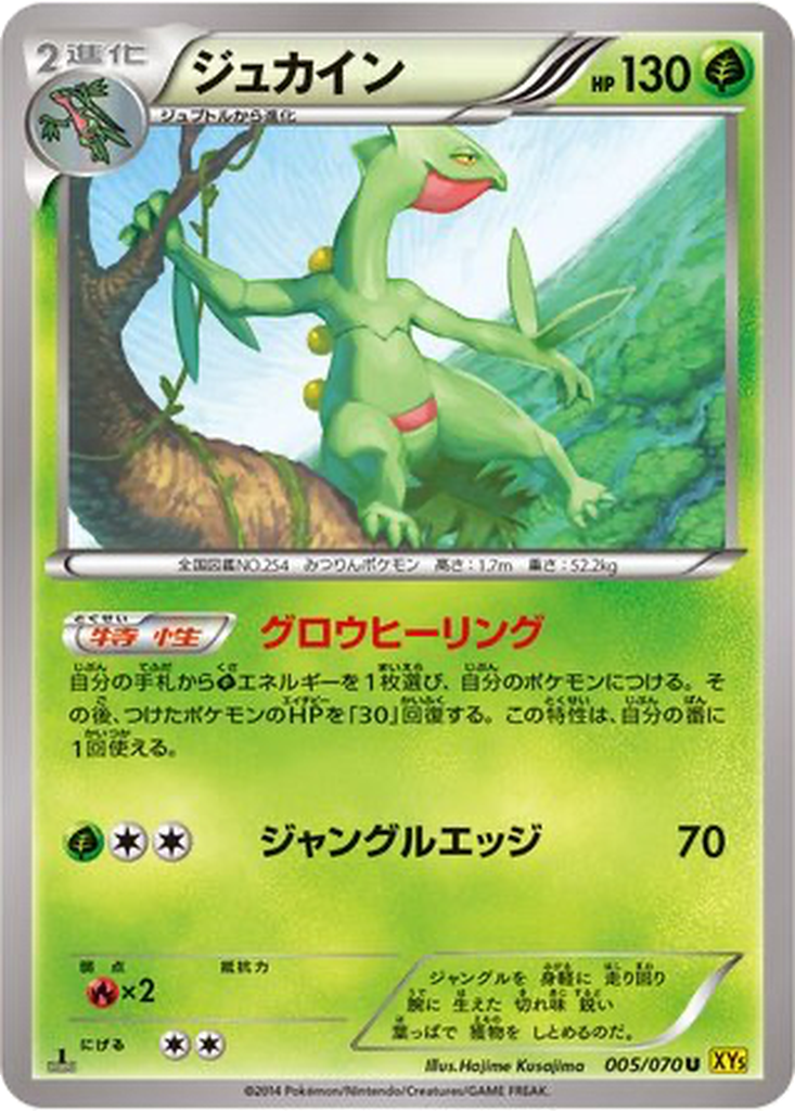 Sceptile 5 - Gaia Volcano kart görseli