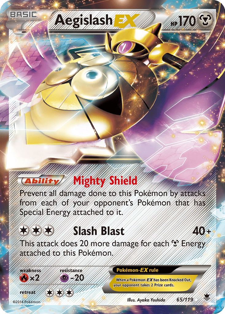 Aegislash EX 65 - Phantom Forces kart gorseli