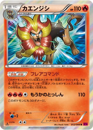 Pyroar kart görseli