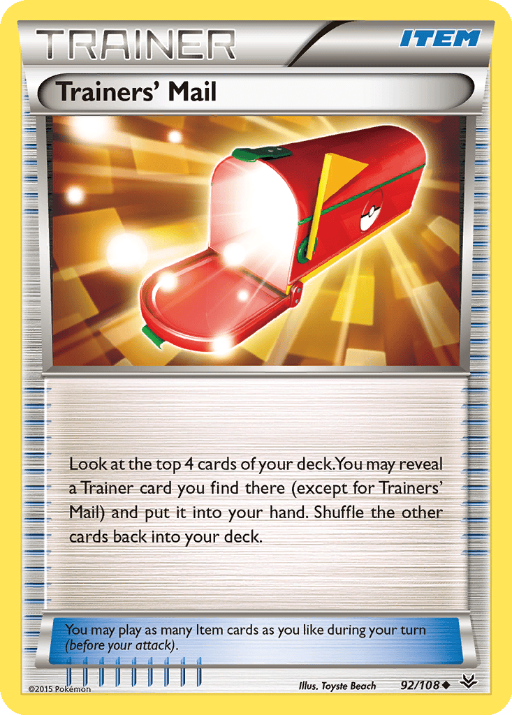 Trainers' Mail 92 - Roaring Skies kart gorseli