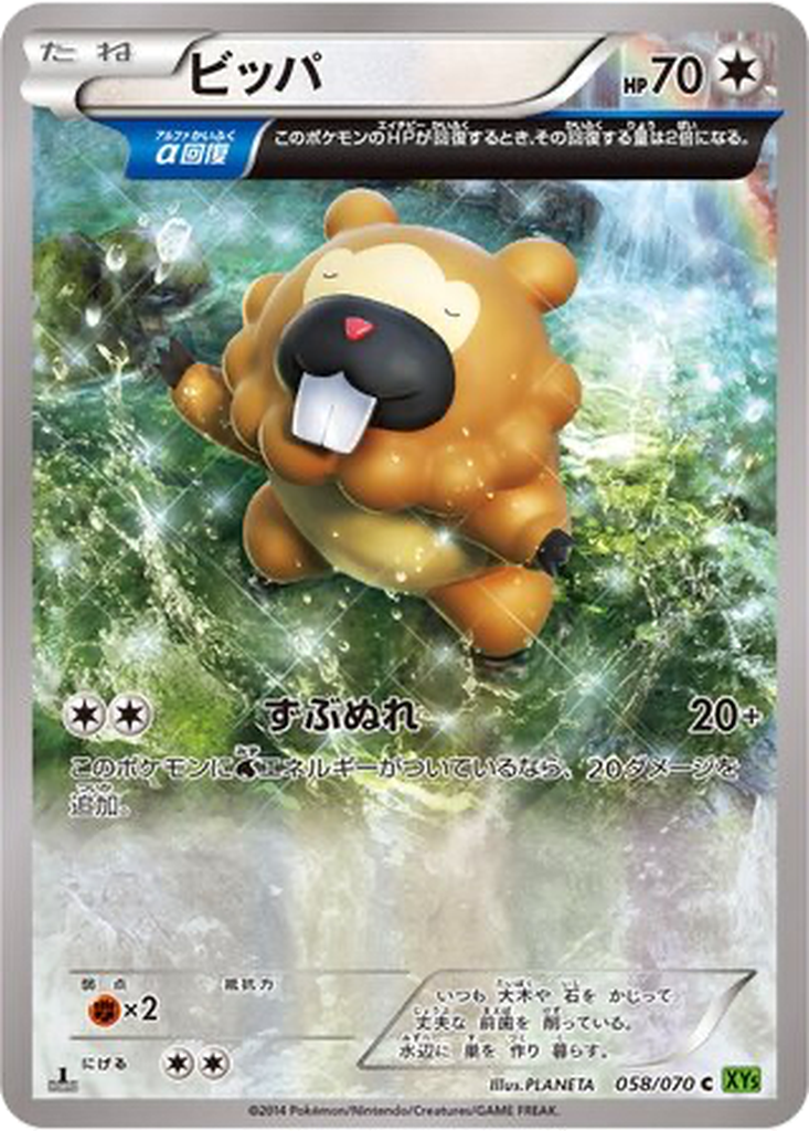 Bidoof 58 - Tidal Storm kart görseli