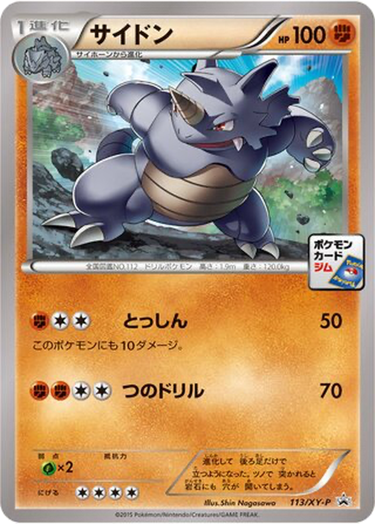 Rhydon 113 - XY Promos kart görseli