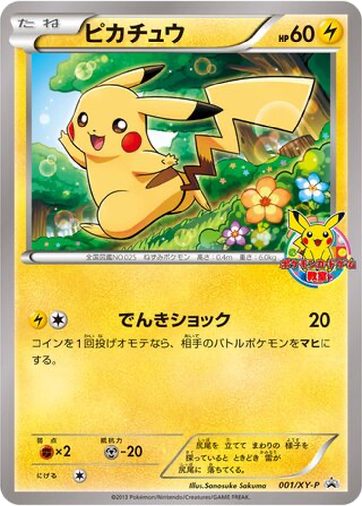 Pikachu 1 - XY Promos kart görseli