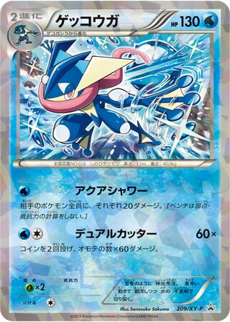 Greninja 209 - XY Promos kart görseli