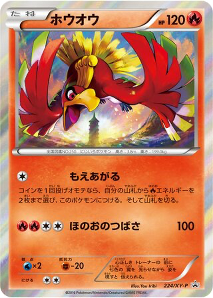 Ho-Oh 224 - XY Promos kart görseli