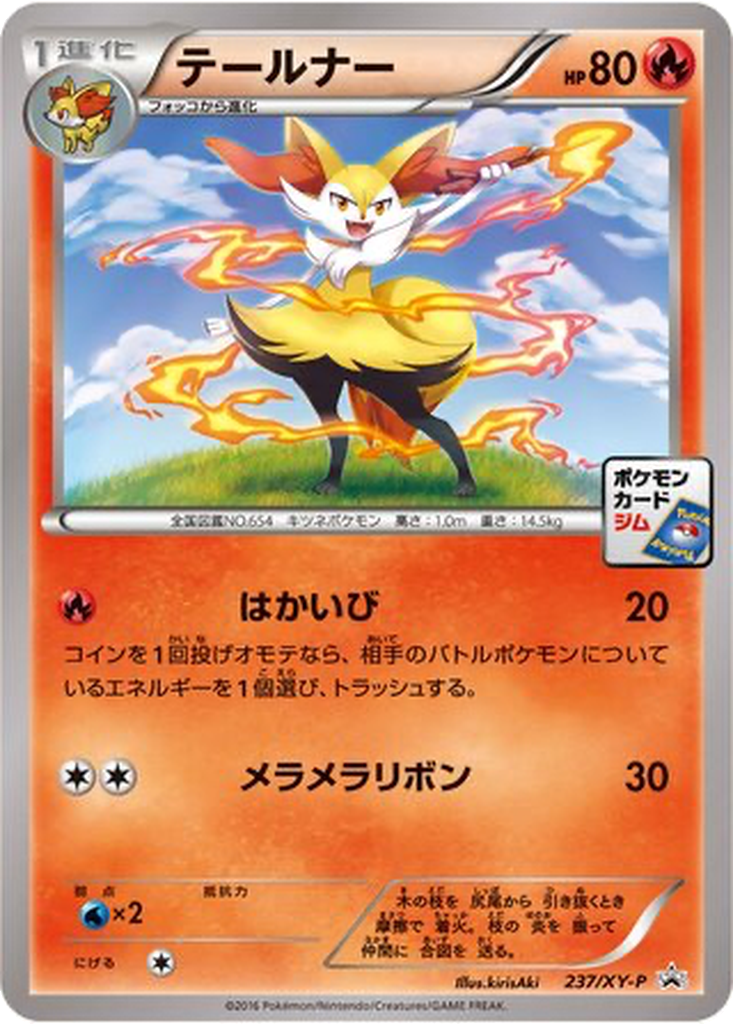 Braixen 237 - XY Promos kart görseli
