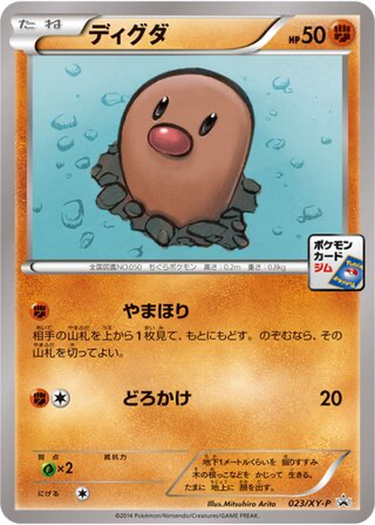 Diglett 23 - XY Promos kart görseli