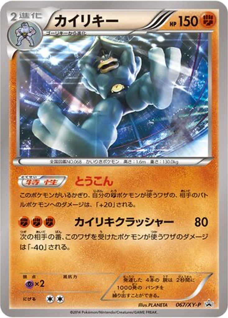 Machamp 67 - XY Promos kart görseli