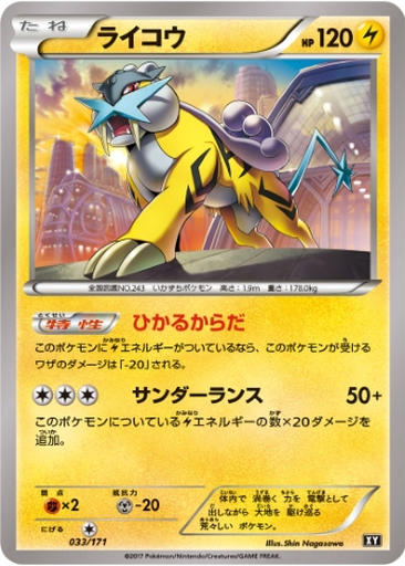 Raikou 33 - THE BEST OF XY kart gorseli