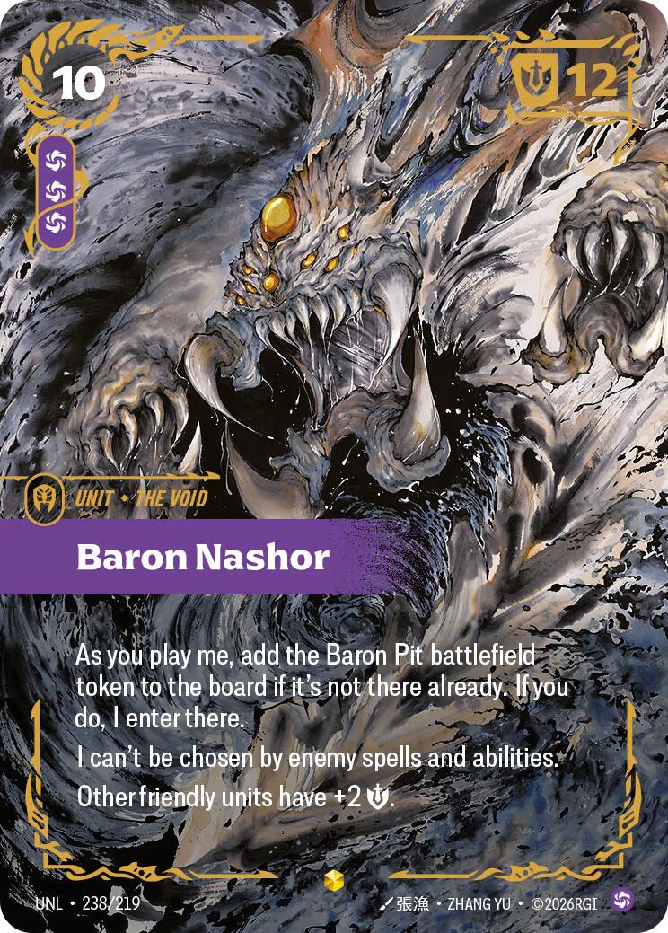 Baron Nashor 238 - Riftbound League of Legends UNL kart görseli