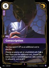 Conscription 140 - Riftbound League of Legends UNL kart gorseli