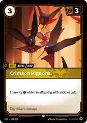 Crimson Pigeons 154 - Riftbound League of Legends UNL kart gorseli