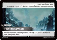 Forbidding Waste 210 - Riftbound League of Legends UNL kart gorseli