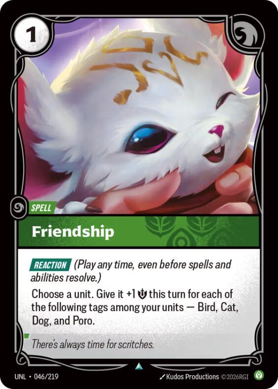 Friendship 46 - Riftbound League of Legends UNL kart görseli