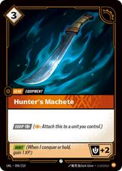 Hunter's Machete 96 - Riftbound League of Legends UNL kart gorseli