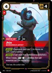 Jhin - Murderous Artist 22 - Riftbound League of Legends UNL kart gorseli