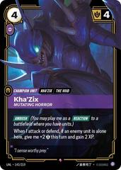 Kha'Zix - Mutating Horror 143 - Riftbound League of Legends UNL kart gorseli