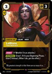 LeBlanc - Fragmented 172 - Riftbound League of Legends UNL kart gorseli