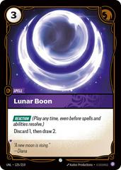 Lunar Boon 125 - Riftbound League of Legends UNL kart gorseli