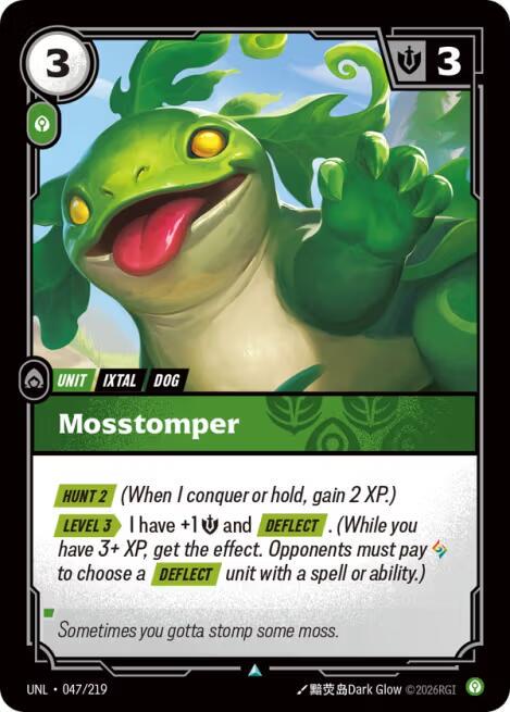 Mosstomper 47 - Riftbound League of Legends UNL kart görseli
