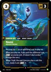 Nami - Headstrong 52 - Riftbound League of Legends UNL kart gorseli