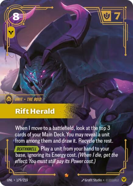 Rift Herald 179 - Riftbound League of Legends UNL kart görseli