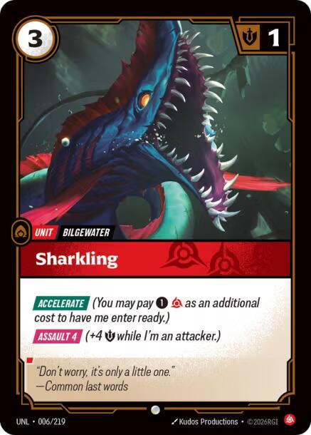 Sharkling 6 - Riftbound League of Legends UNL kart görseli
