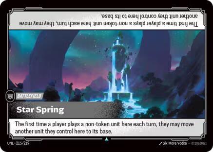 Star Spring 215 - Riftbound League of Legends UNL kart görseli