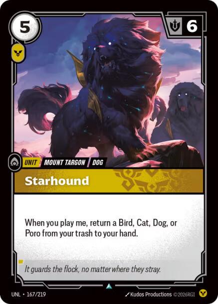 Starhound 167 - Riftbound League of Legends UNL kart görseli