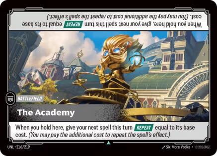 The Academy 216 - Riftbound League of Legends UNL kart görseli