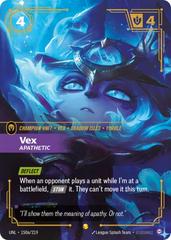 Vex - Apathetic 150a - Riftbound League of Legends UNL kart gorseli