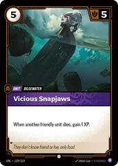 Vicious Snapjaws 129 - Riftbound League of Legends UNL kart gorseli