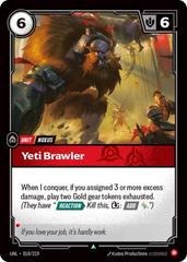 Yeti Brawler 18 - Riftbound League of Legends UNL kart gorseli